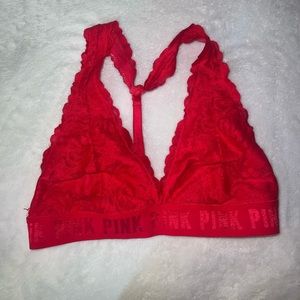 Pink bra